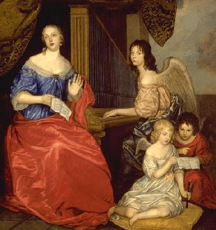  Louise de La Valliere and her children